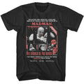 Smoke Gray Silence of the Lambs t-shirt featuring a Silence of the Lambs Sol Home Video Poster design