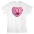 White Silence of the Lambs t-shirt featuring a Silence of the Lambs Sol Candy Heart design