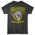 Smoke Gray Steppenwolf t-shirt featuring a Born to Be Wild wolf design