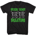 Black Spooky Scary Skeletons t-shirt featuring a Spooky Scary Skeletons design