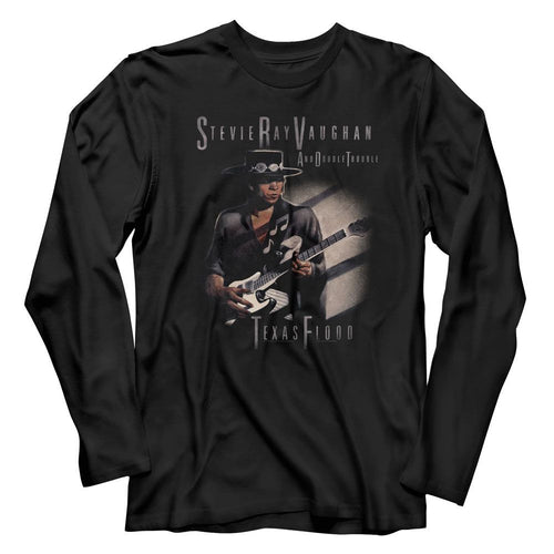 Stevie Ray Vaughan Long Sleeve T-Shirt - Texas Flood Too