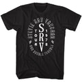 Black Stevie Ray Vaughan t-shirt featuring an SRV 78 design