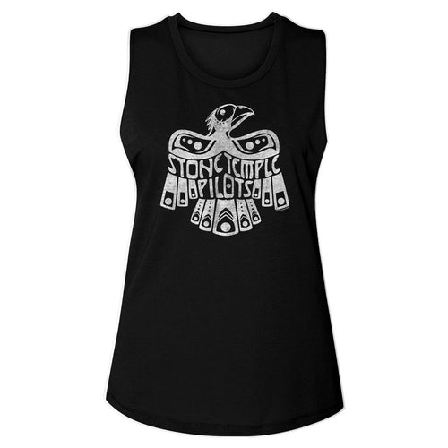 Stone Temple Pilots Ladies Muscle Tank - Eagle