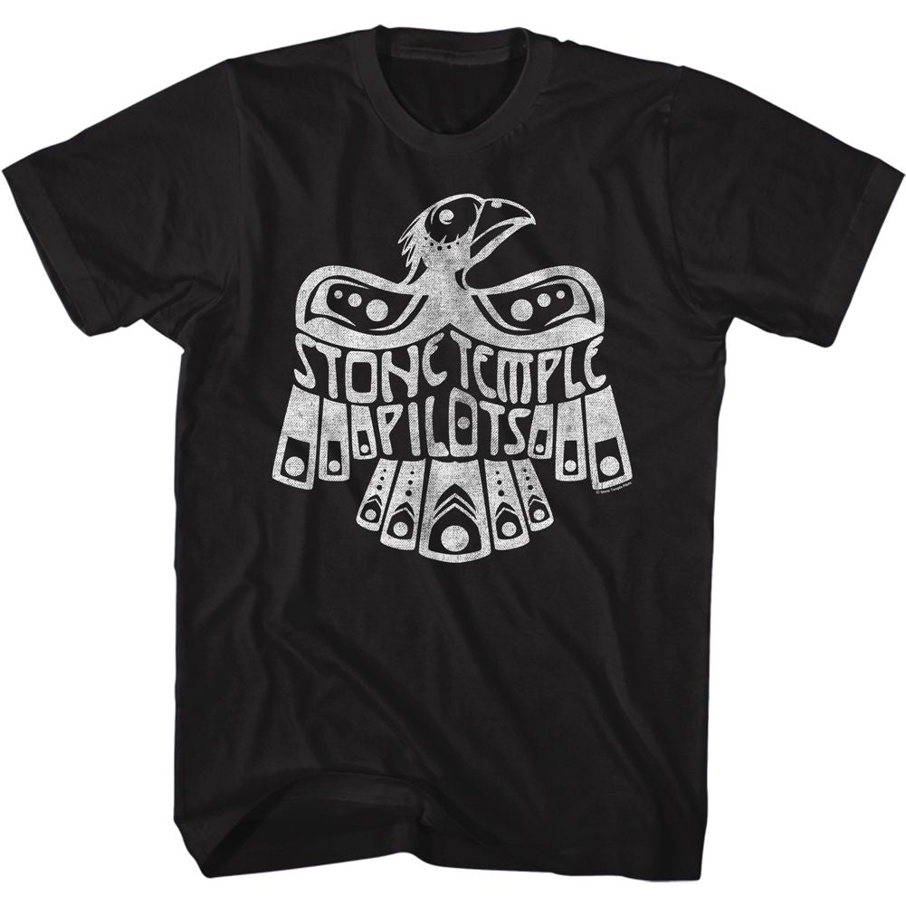 Black Stone Temple Pilots t-shirt featuring a Stone Temple Pilots Eagle design