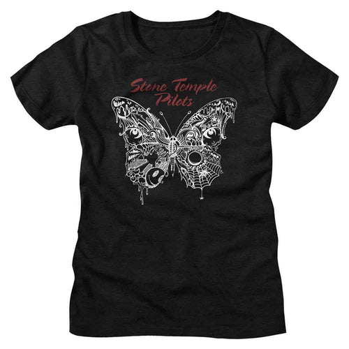 Stone Temple Pilots Ladies T-Shirt - Butterfly