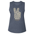 Stone Temple Pilots Ladies Muscle Tank - Peace