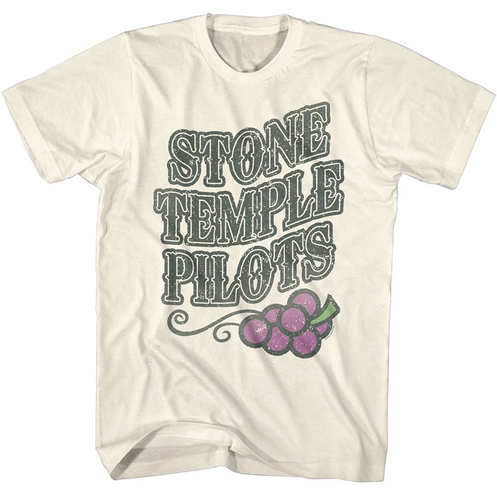Natural Stone Temple Pilots t-shirt featuring an STP Grapes design