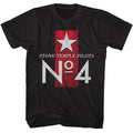Black Stone Temple Pilots t-shirt featuring an STP No. 4 design