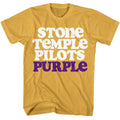 Ginger Stone Temple Pilots t-shirt featuring an STP Purple design