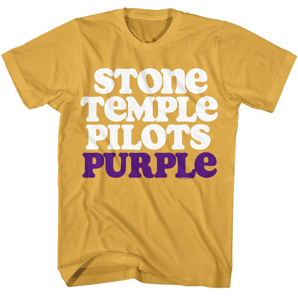 Ginger Stone Temple Pilots t-shirt featuring an STP Purple design