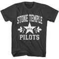 Smoke Gray Stone Temple Pilots t-shirt featuring an STP Athletic design