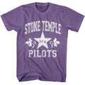 Purple Heather Stone Temple Pilots t-shirt featuring an STP Athletic design