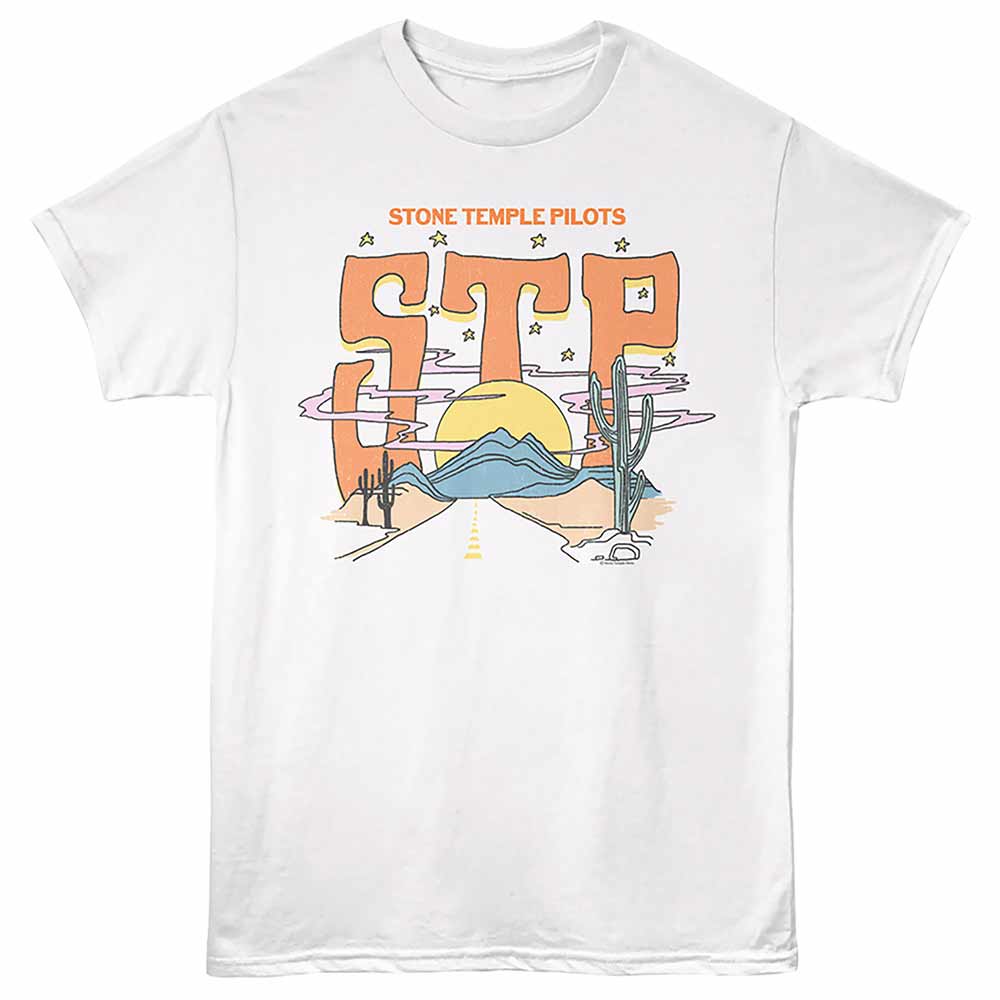 White Stone Temple Pilots t-shirt featuring an STP Desert Scene design