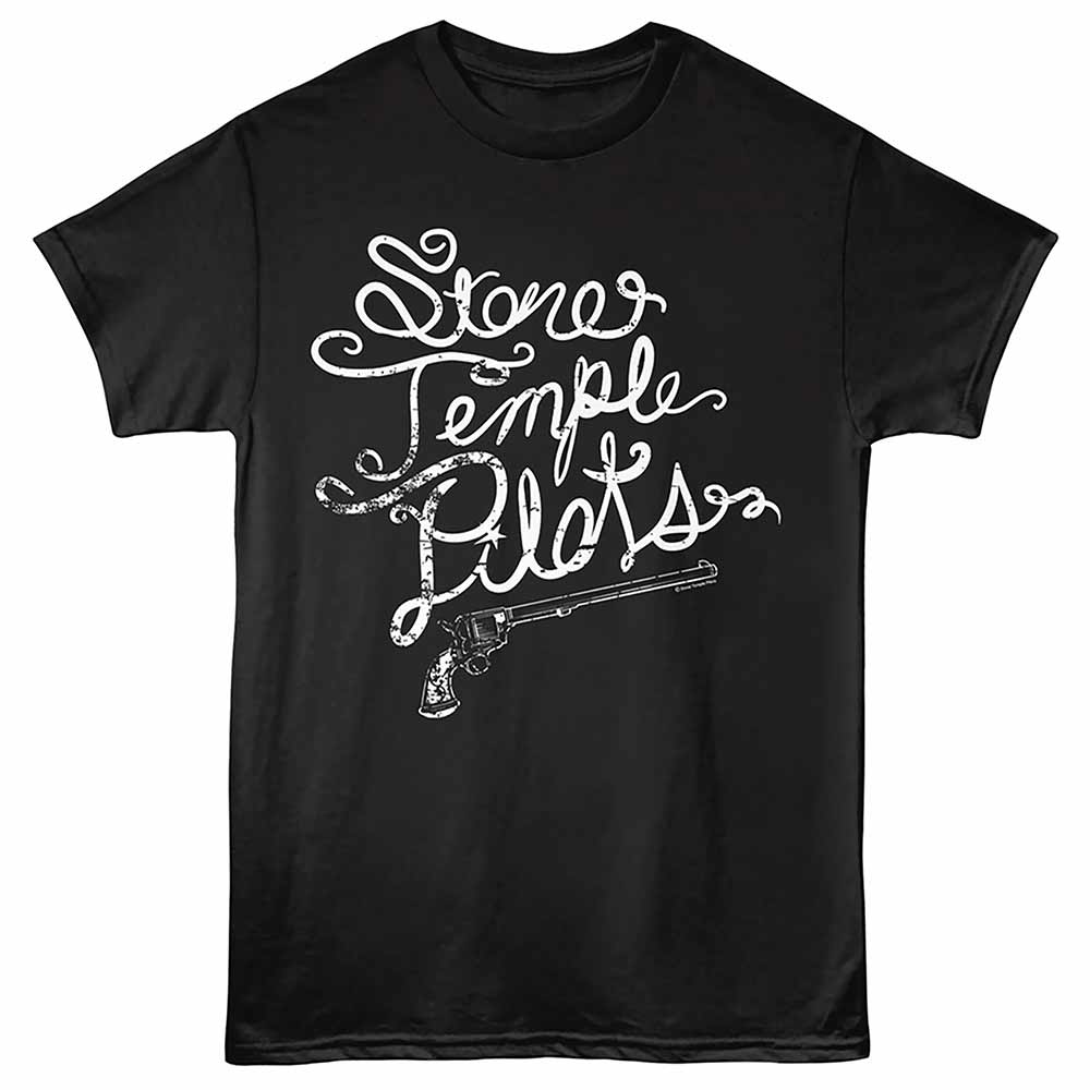 Black Stone Temple Pilots t-shirt featuring a Revolver design