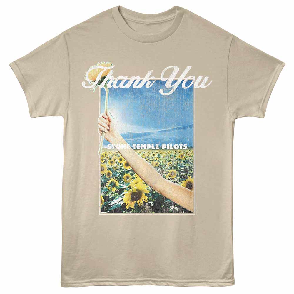 Sand Stone Temple Pilots t-shirt featuring a Thank You design