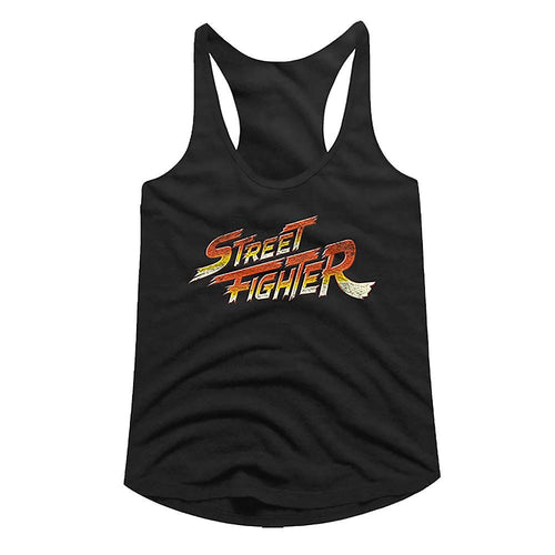 Street Fighter Ladies Racerback - Logo