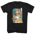 Black Street Fighter t-shirt featuring a Chun-Li design