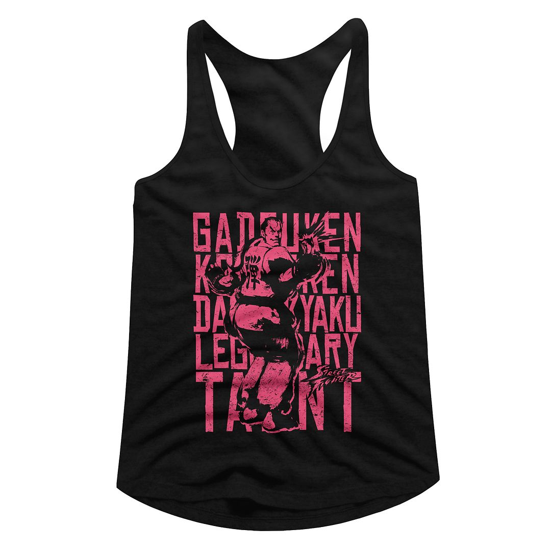 Street Fighter Ladies Racerback - Low Tier Bro Tier