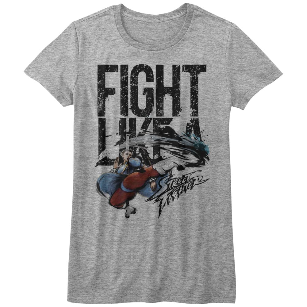 Street Fighter Ladies T-Shirt - Fight Like a