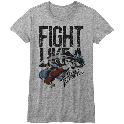 Street Fighter Ladies T-Shirt - Fight Like a