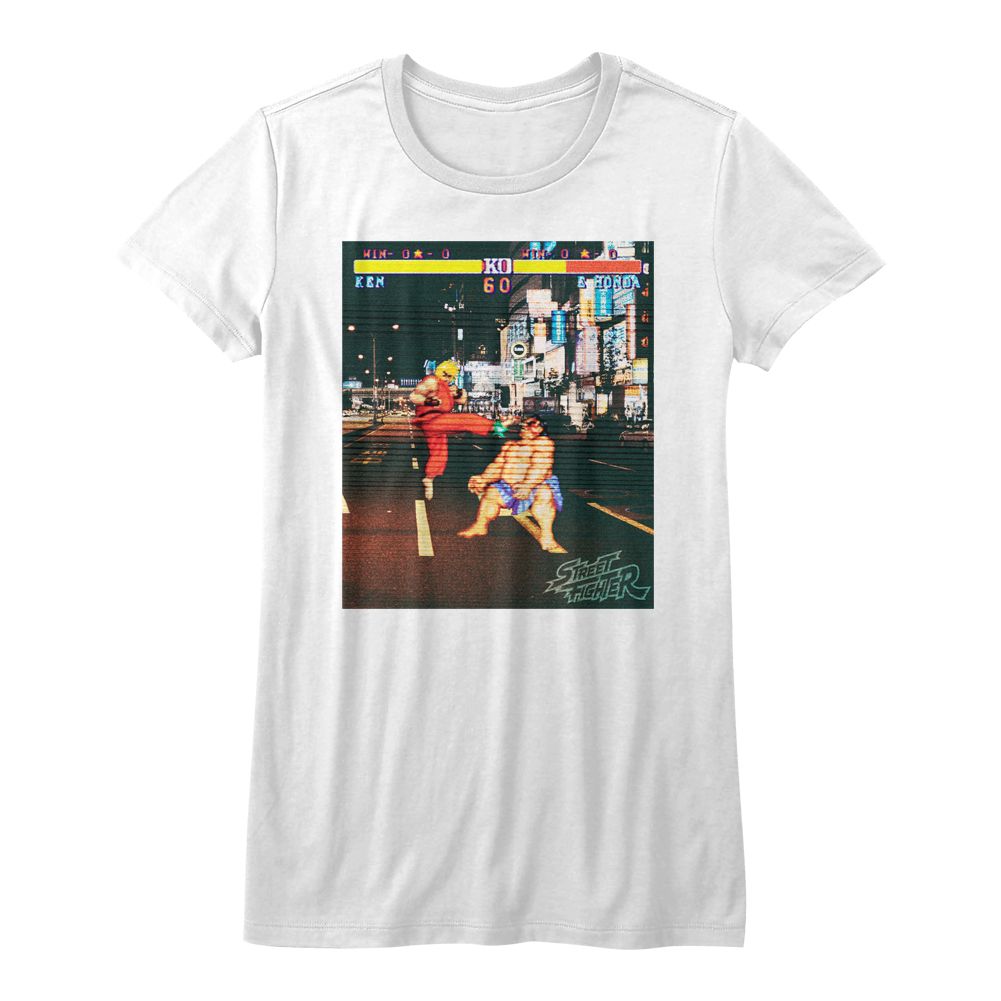 Street Fighter Ladies T-Shirt - Real Street Fighter