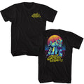 Black Street Fighter t-shirt featuring a Street Fighter Street Fighter Synthwave Fighter 2 design