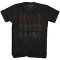 Black Street Fighter t-shirt featuring a Street Fighter Outlines design