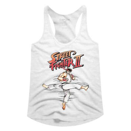 Street Fighter Ladies Racerback - Roundhouse