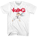 White Street Fighter t-shirt featuring a Street Fighter Code design