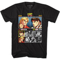 Black Street Fighter t-shirt featuring a Street Fighter Ken vs Ryu design