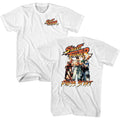 White Street Fighter t-shirt featuring a Street Fighter Press Start design