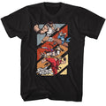 Black Street Fighter t-shirt featuring a Street Fighter Street Fighter Four Fighters design