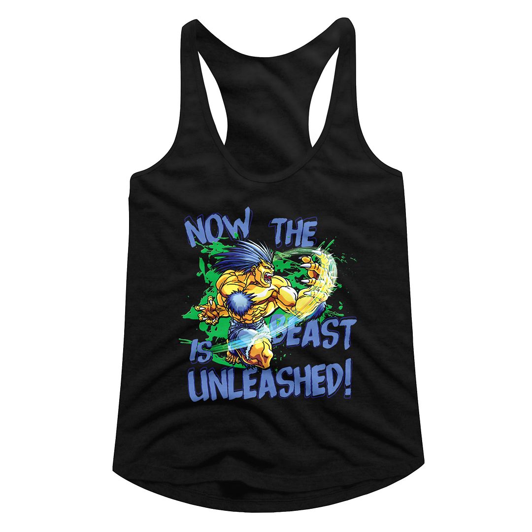 Street Fighter Ladies Racerback - Beast Unleashed