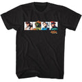 Black Street Fighter t-shirt featuring a Street Fighter Street Fighter Four Characters Chest Hit design