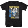 Black Street Fighter t-shirt featuring a Street Fighter Street Fighter Hyakuretsukyaku design