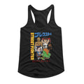Street Fighter Ladies Racerback - Street Fighter Chibi with Kanji