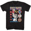 Black Street Fighter t-shirt featuring a Street Fighter Street Fighter Round One Comic design
