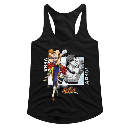 Street Fighter Ladies Racerback - Street Fighter Vega