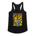 Street Fighter Ladies Racerback - Street Fighter Ryu Akuma and M Bison
