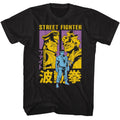 Black Street Fighter t-shirt featuring a Street Fighter Street Fighter Ryu Akuma and M Bison design