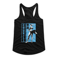 Street Fighter Ladies Racerback - Street Fighter Chun Li Bw Character Pose
