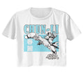 Street Fighter Ladies Crop Top - Street Fighter Chun Li Character Block