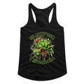 Street Fighter Ladies Racerback - Electric Thunder
