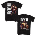 Black Street Fighter t-shirt featuring a Street Fighter Street Fighter Ryu Character design