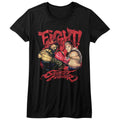 Street Fighter Ladies T-Shirt - Fight