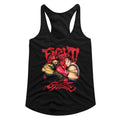 Street Fighter Ladies Racerback - Fight