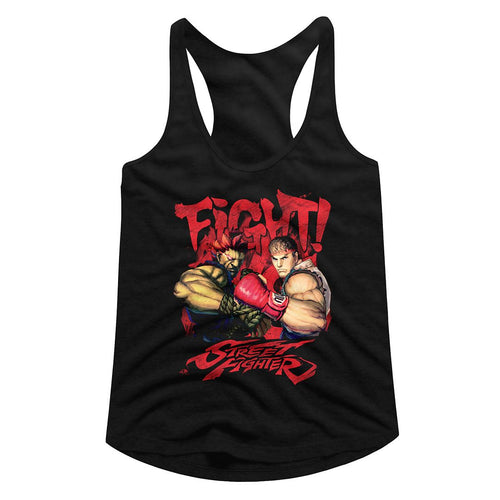 Street Fighter Ladies Racerback - Fight