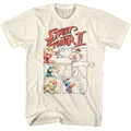 Natural Street Fighter t-shirt featuring a Street Fighter Street Fighter 2 Comic design