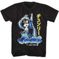 Black Street Fighter t-shirt featuring a Street Fighter Street Fighter Chun Li Graffiti design