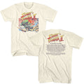 Natural Street Fighter t-shirt featuring a Street Fighter Street Fighter Ready to Rumble Front and Back design